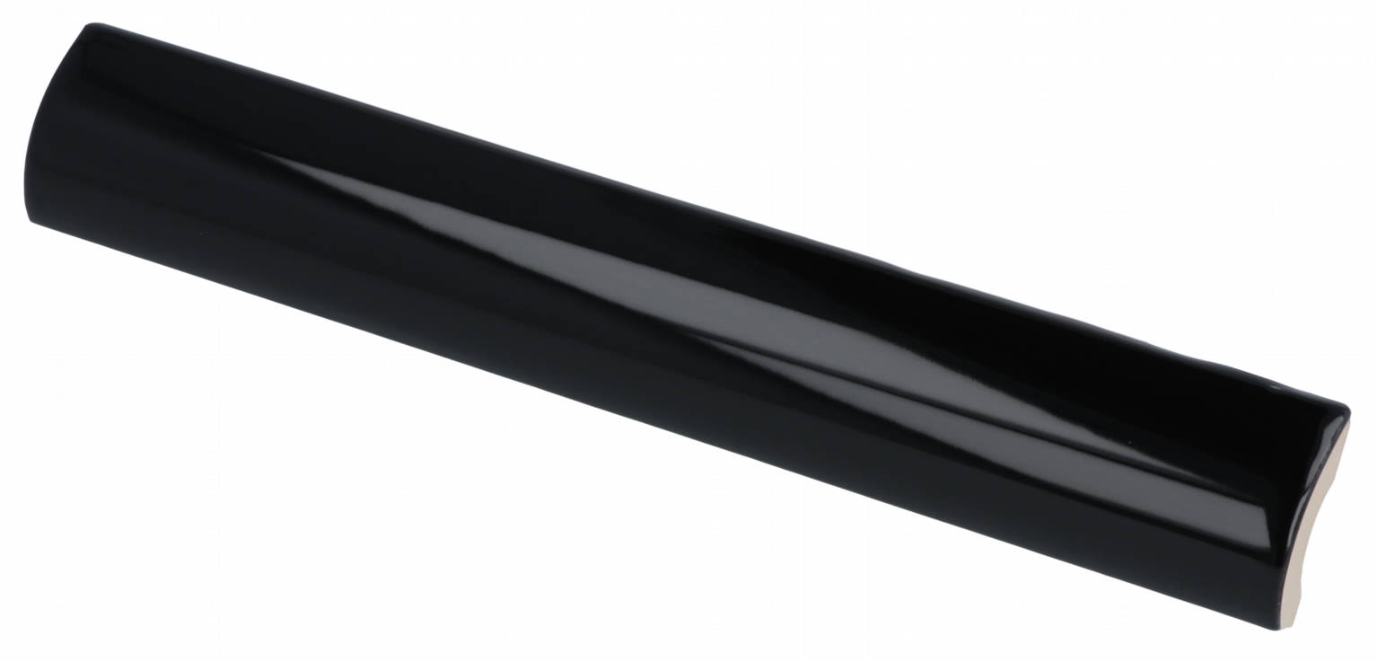 Evolution Black Pencil Bullnose | General Ceramic