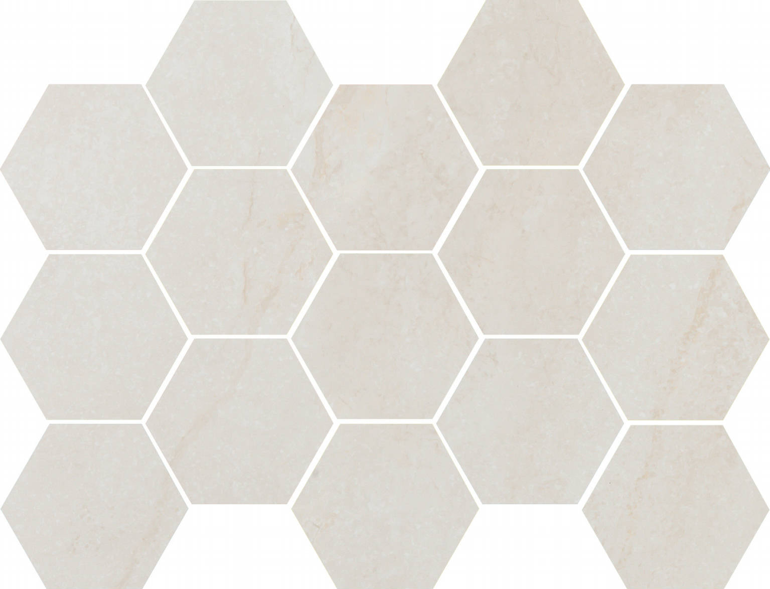 Wells Ivory Hex-Mosaic | General Ceramic
