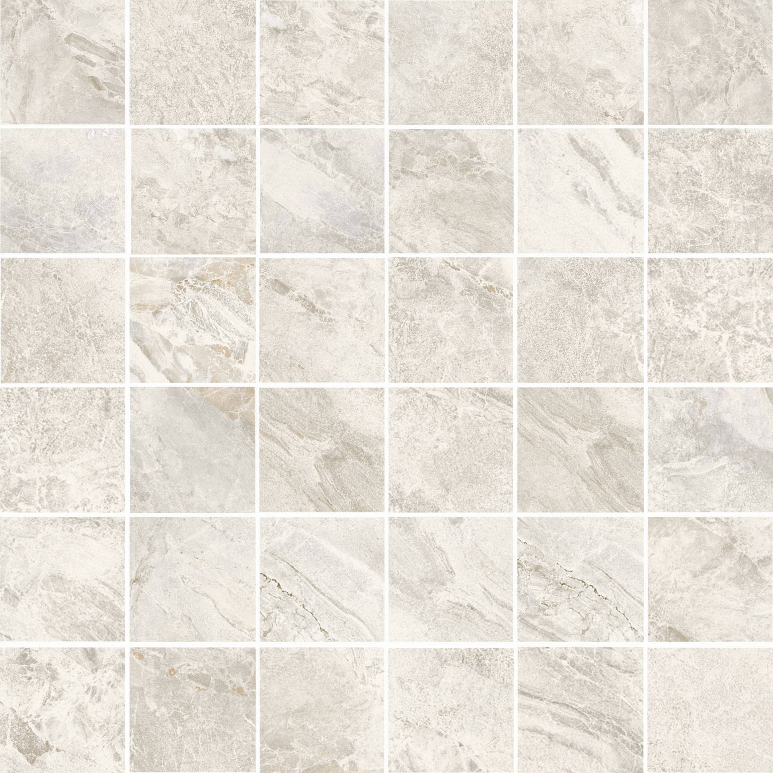 Mosaic Triton White Matte 2X2 | General Ceramic Tiles
