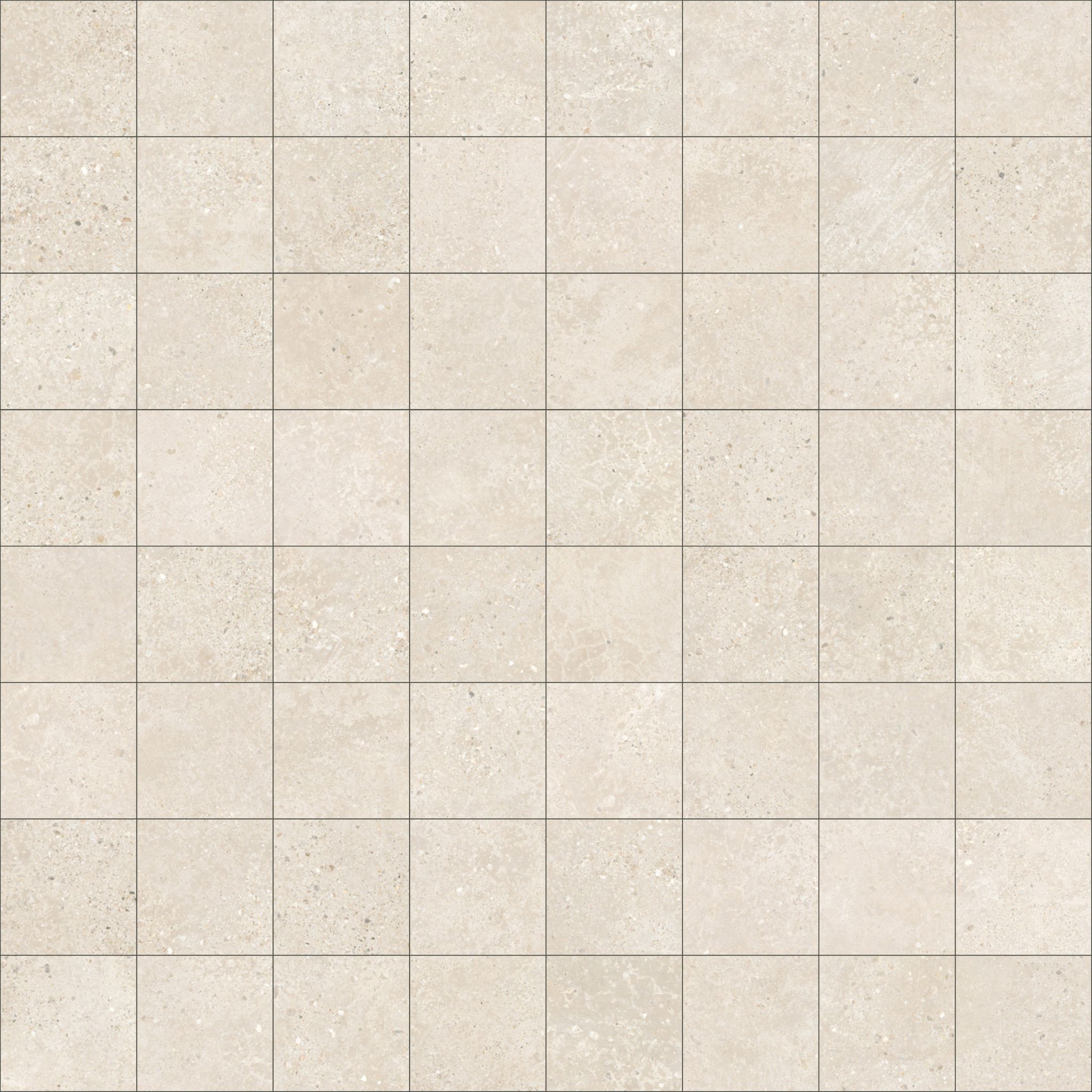 Mosaic Pebble Sand Matt 2X2 | General Ceramic Tiles