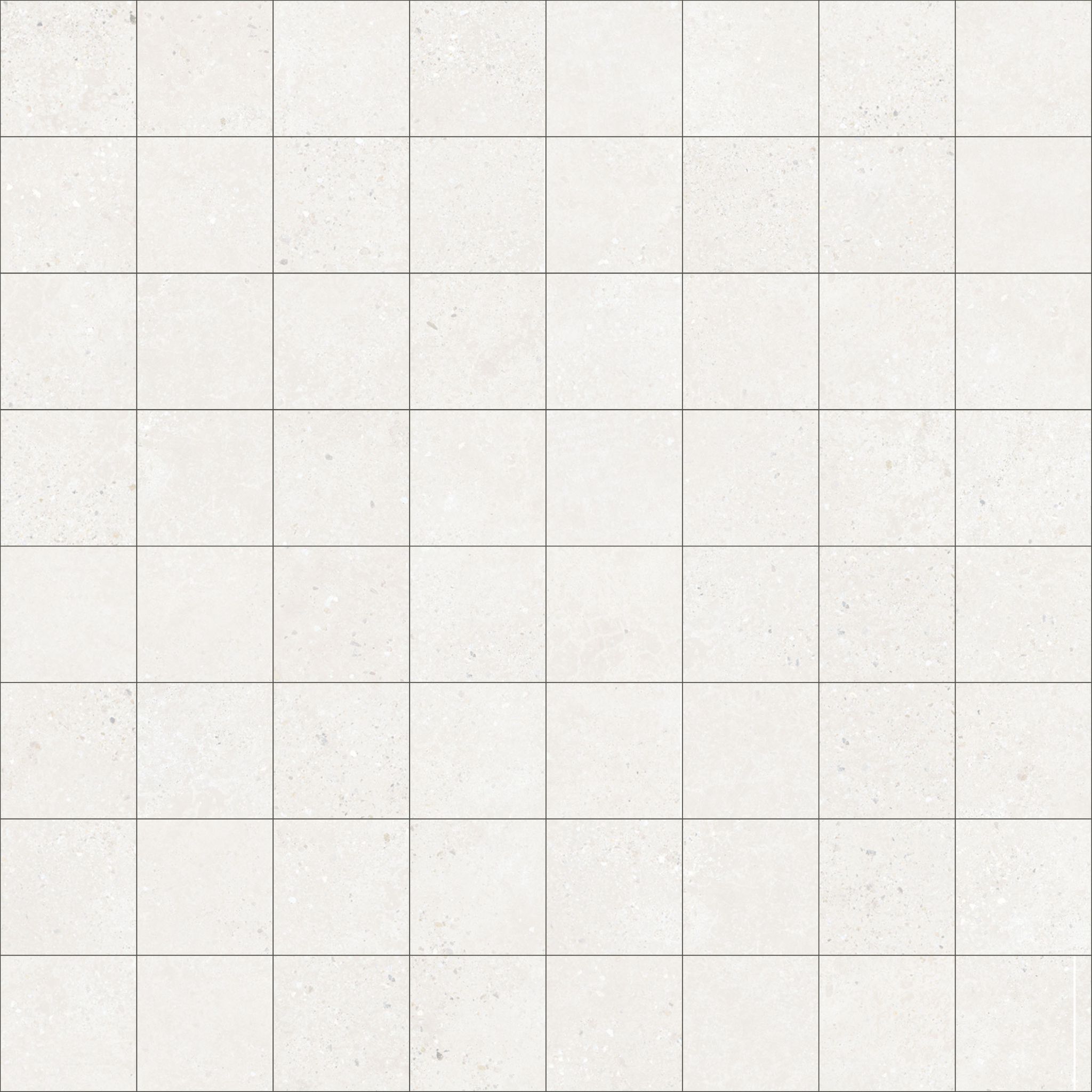 Mosaic Pebble White Matte Rect. 2X2 | General Ceramic Tiles